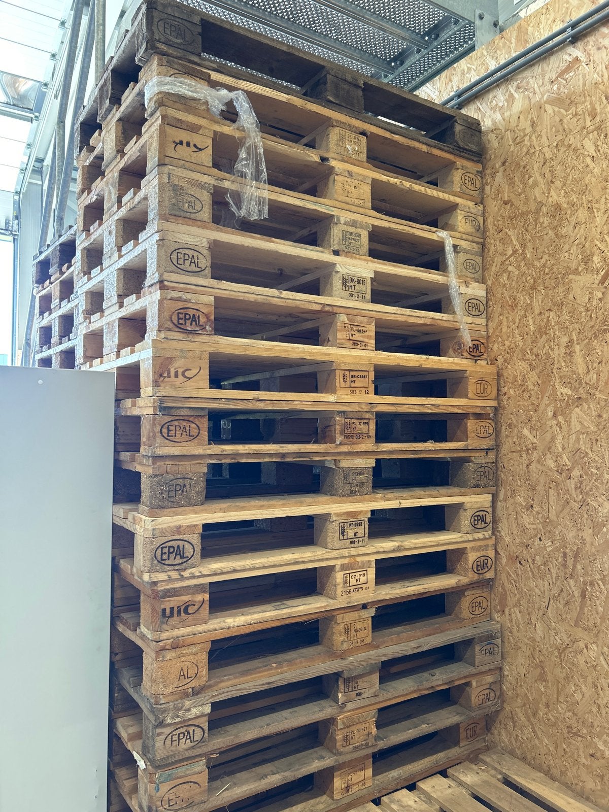 Gebruikte Euro Pallets - Diverse hoeveelheden beschikbaar, Ophalen, Gebruikt, 50 mm of meer, Pallet