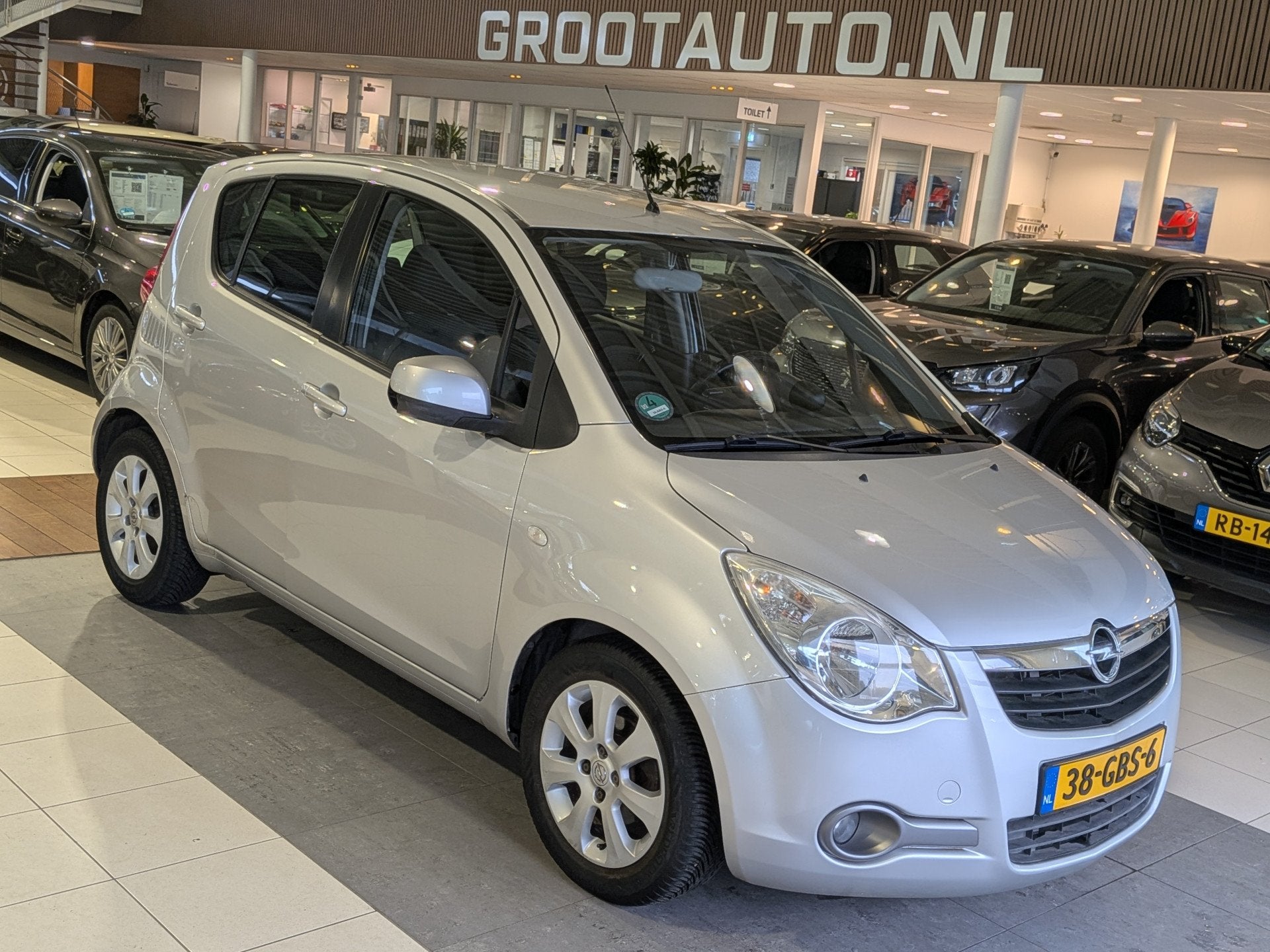 Opel Agila 1.2 Enjoy Airco, Stuurbekrachtiging (bj 2008), Voorwielaandrijving, 4 cilinders, 965 kg, Origineel Nederlands