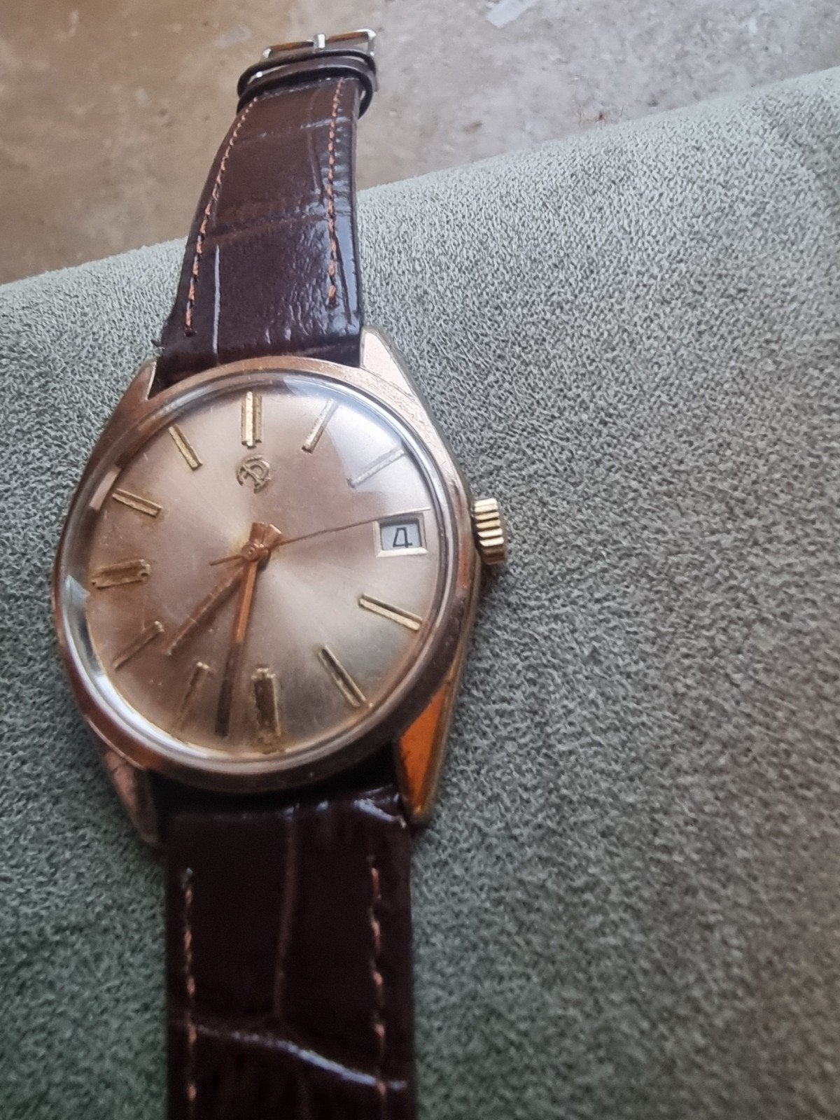 Tressa herenhorloge, Sieraden, Tassen en Uiterlijk, Horloges | Antiek, Overige merken, Met bandje, Polshorloge, 1960 of later