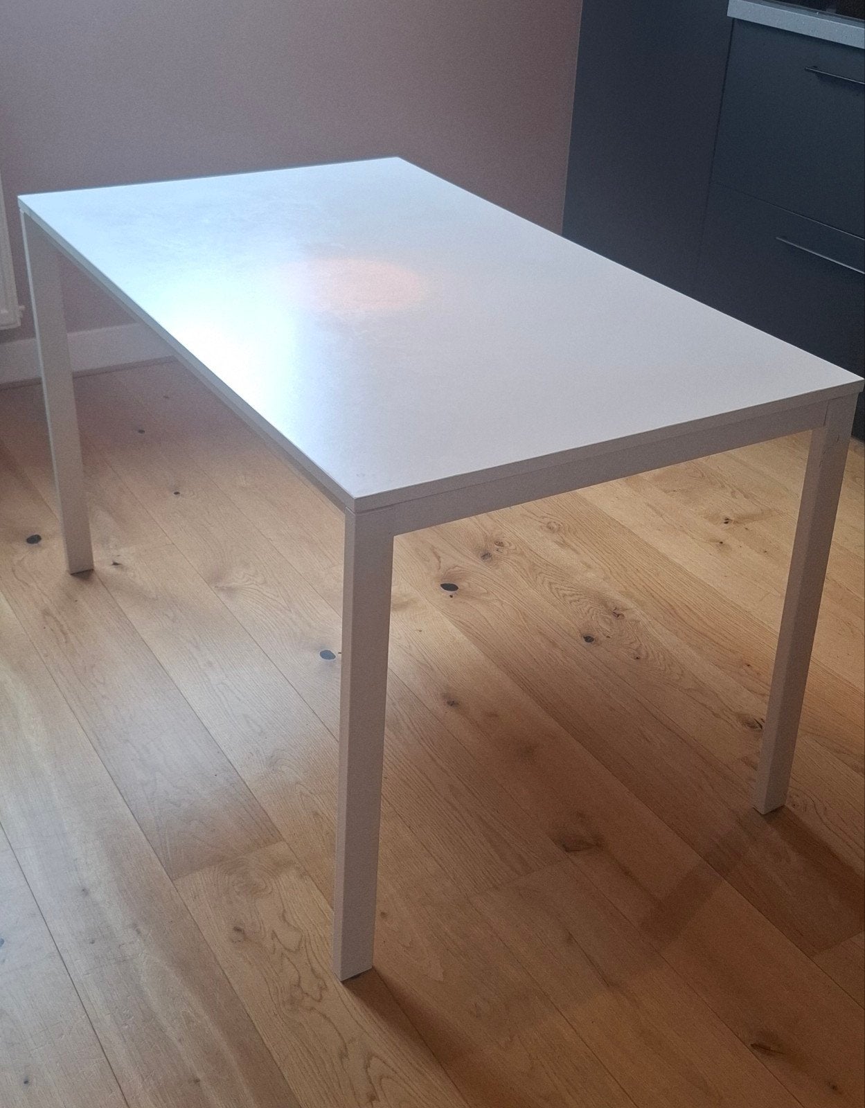 Ikea Meltorp tafel - Gratis af te halen, Huis en Inrichting, Ophalen, Gebruikt, 50 tot 100 cm, Vier personen