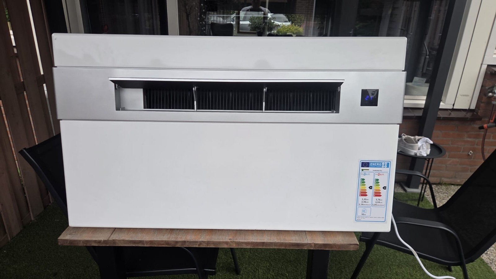 GeraHeating CoolBuddy Plus WZ-32 Airco zonder buitenun, Ophalen, Koelen en Ontvochtigen, Afstandsbediening, Minder dan 60 m³