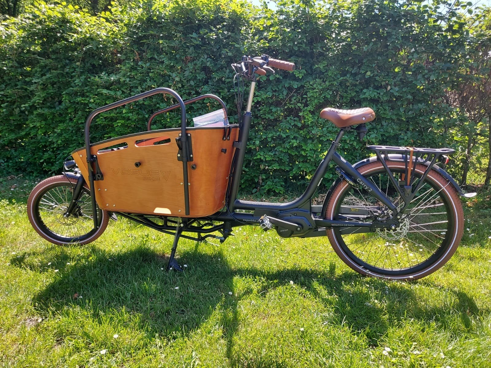 Nieuwe Vogue Carry 2 bakfiets met fabrieksgarantie, Vogue Bikes, Huif, Nieuw, 2 kinderen