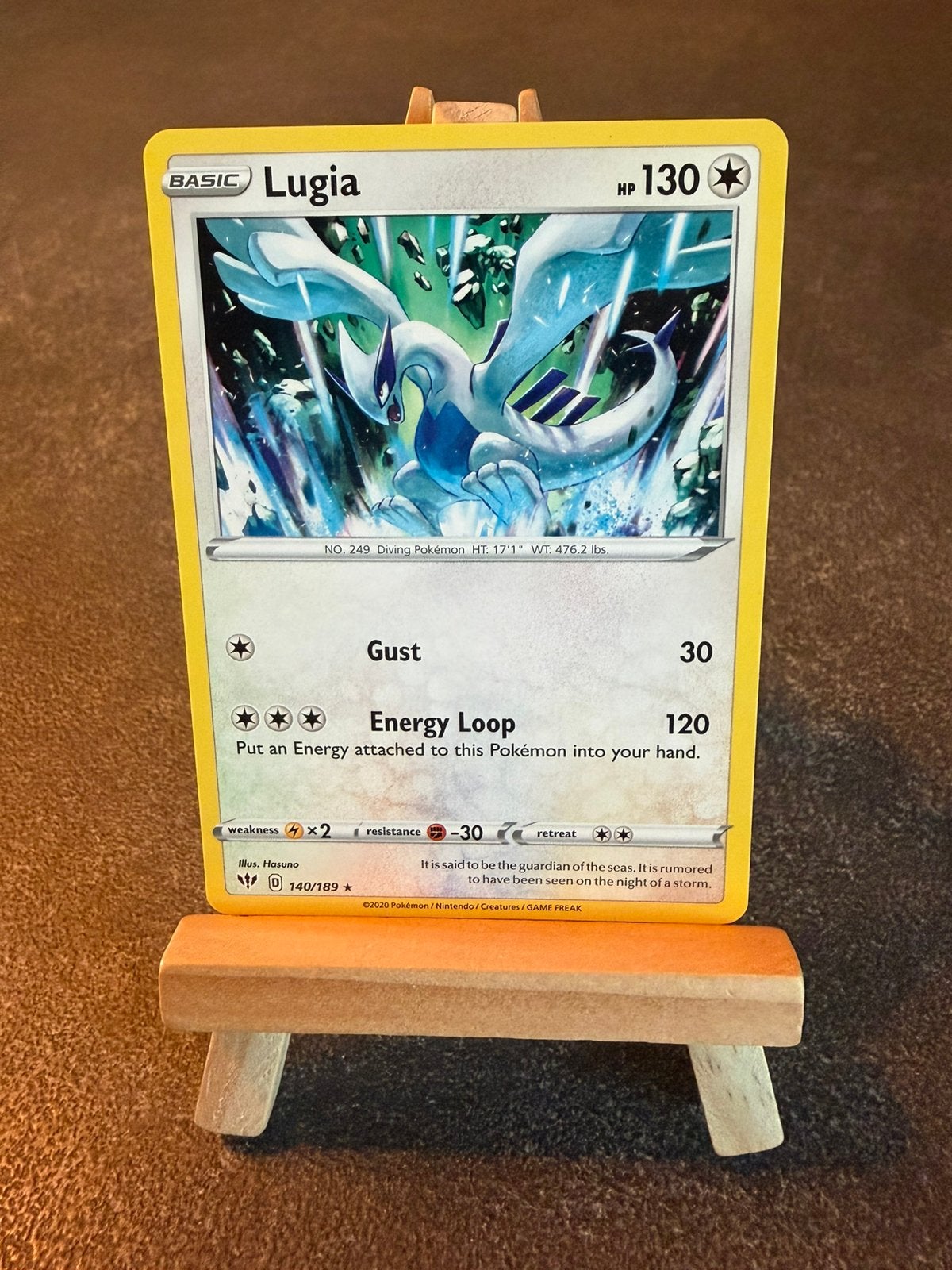 Lugia 140 Pokémon Darkness Ablaze, Ophalen of Verzenden, Zo goed als nieuw