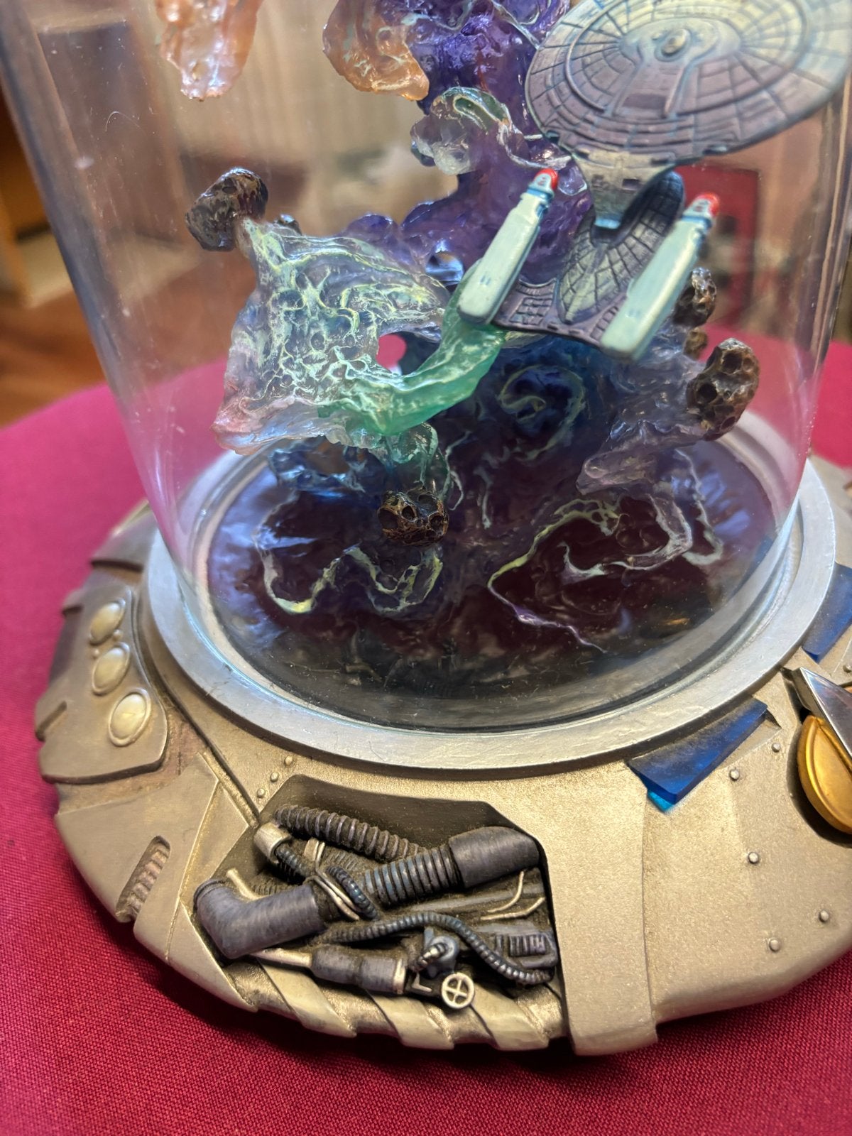 Star Trek TNG Interactieve Sculptuur "Resistance Is Futile", Ophalen, Gebruikt