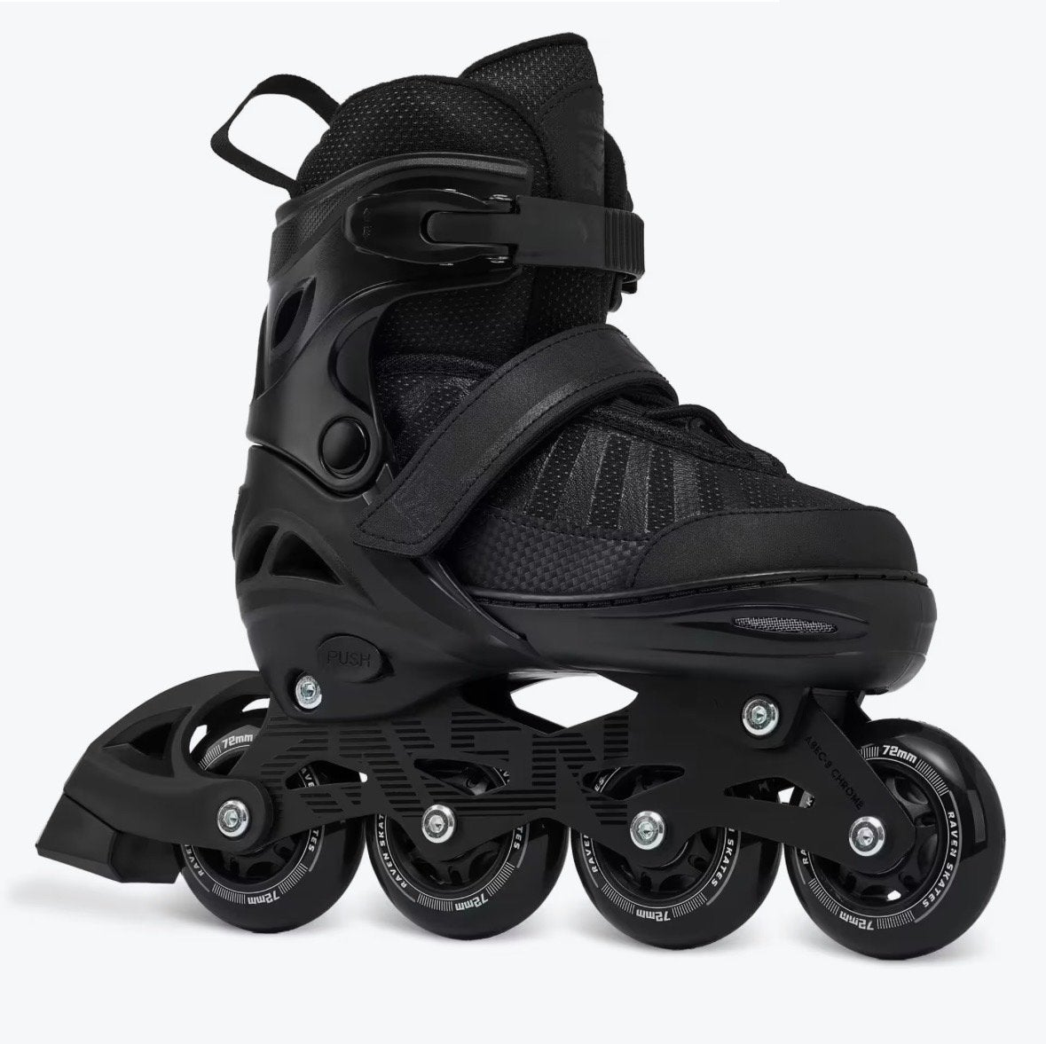 Zwarte inline skates - Verstelbaar en comfortabel Maat 34-37, Ophalen of Verzenden, Zo goed als nieuw, Overige typen, Overige merken