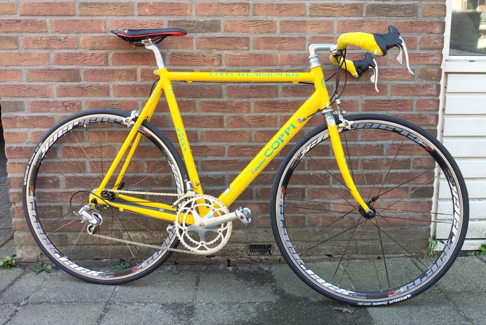 Fausto Coppi racefiets, Gebruikt, 10 tot 15 versnellingen, Heren, Aluminium