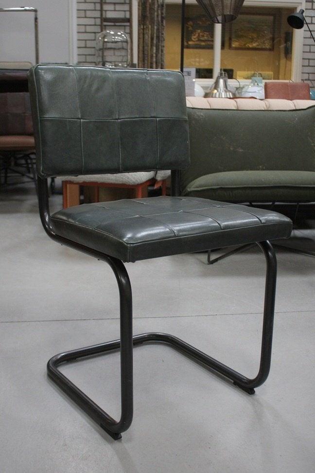 6 x eetkamerstoel NELSON Jess Design echt leer sledestoel, Huis en Inrichting, Ophalen, Overige kleuren, Zo goed als nieuw, Vijf, Zes of meer stoelen