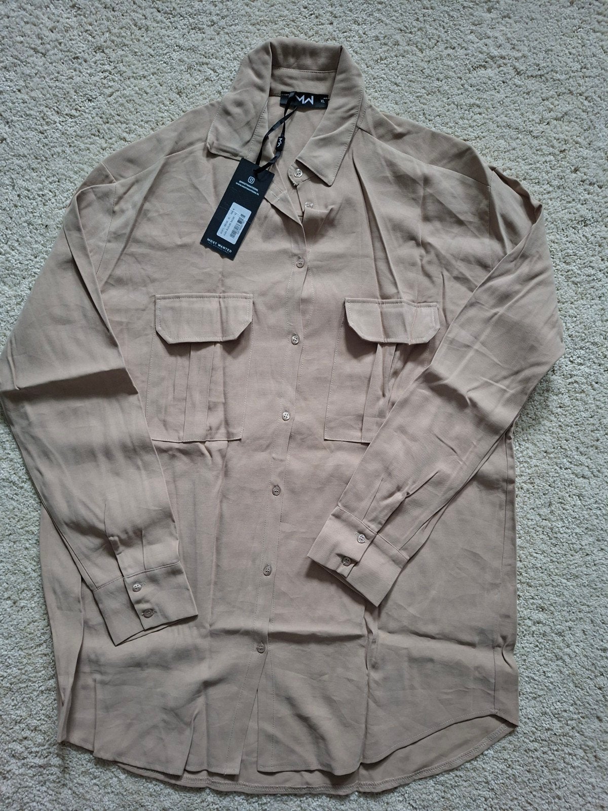Most Wanted NILS BLOUSE BEIGE XL, Ophalen of Verzenden, Nieuw, Beige