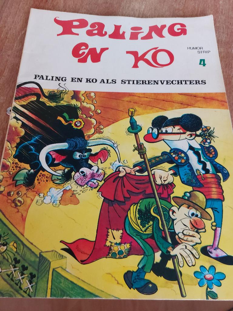 Paling en Ko 4, Paling en Ko als stierenvechters, Boeken, Stripboeken, Eén stripboek, Ophalen of Verzenden