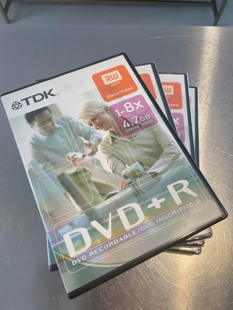 4 x TDK DVD+R 4.7GB - Nieuw in verpakking, Ophalen of Verzenden, Nieuw, Dvd