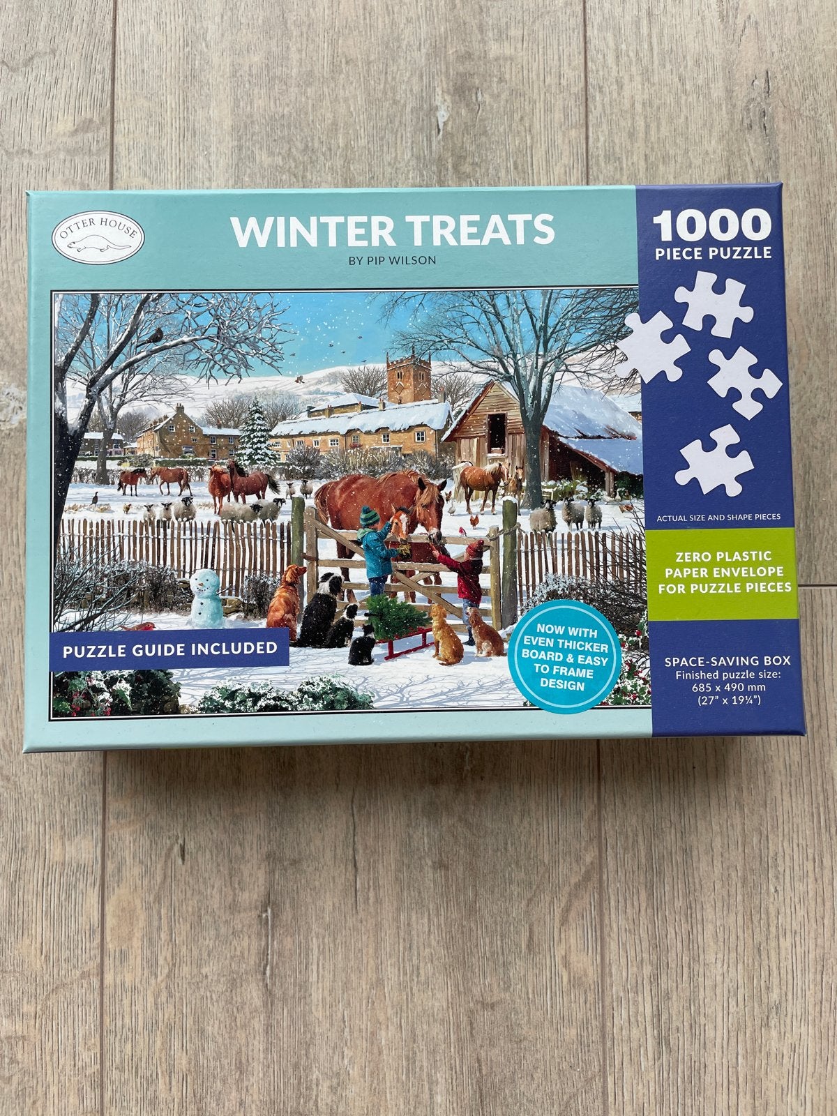 Otter House Winter Treats Legpuzzel 1000 stukjes, Ophalen, 500 t/m 1500 stukjes, Nieuw, Legpuzzel