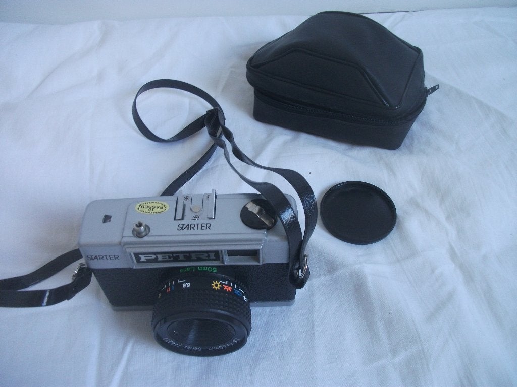 Fototoestel merk PETRI type Starter;, Ophalen of Verzenden, Gebruikt, Compact, Overige Merken