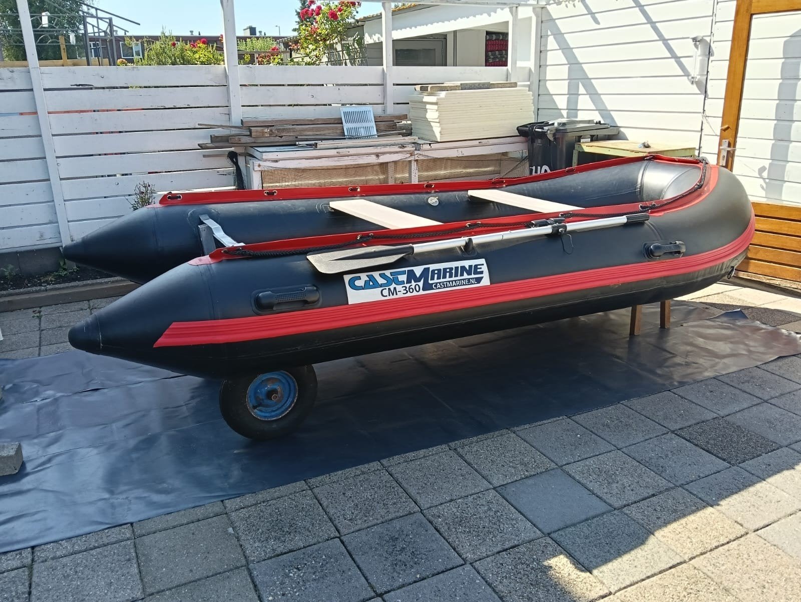 Opblaasbare rubberboot Cast Marine CM‑360, Watersport en Boten, Kano's, Ophalen of Verzenden, Zo goed als nieuw, Overige typen