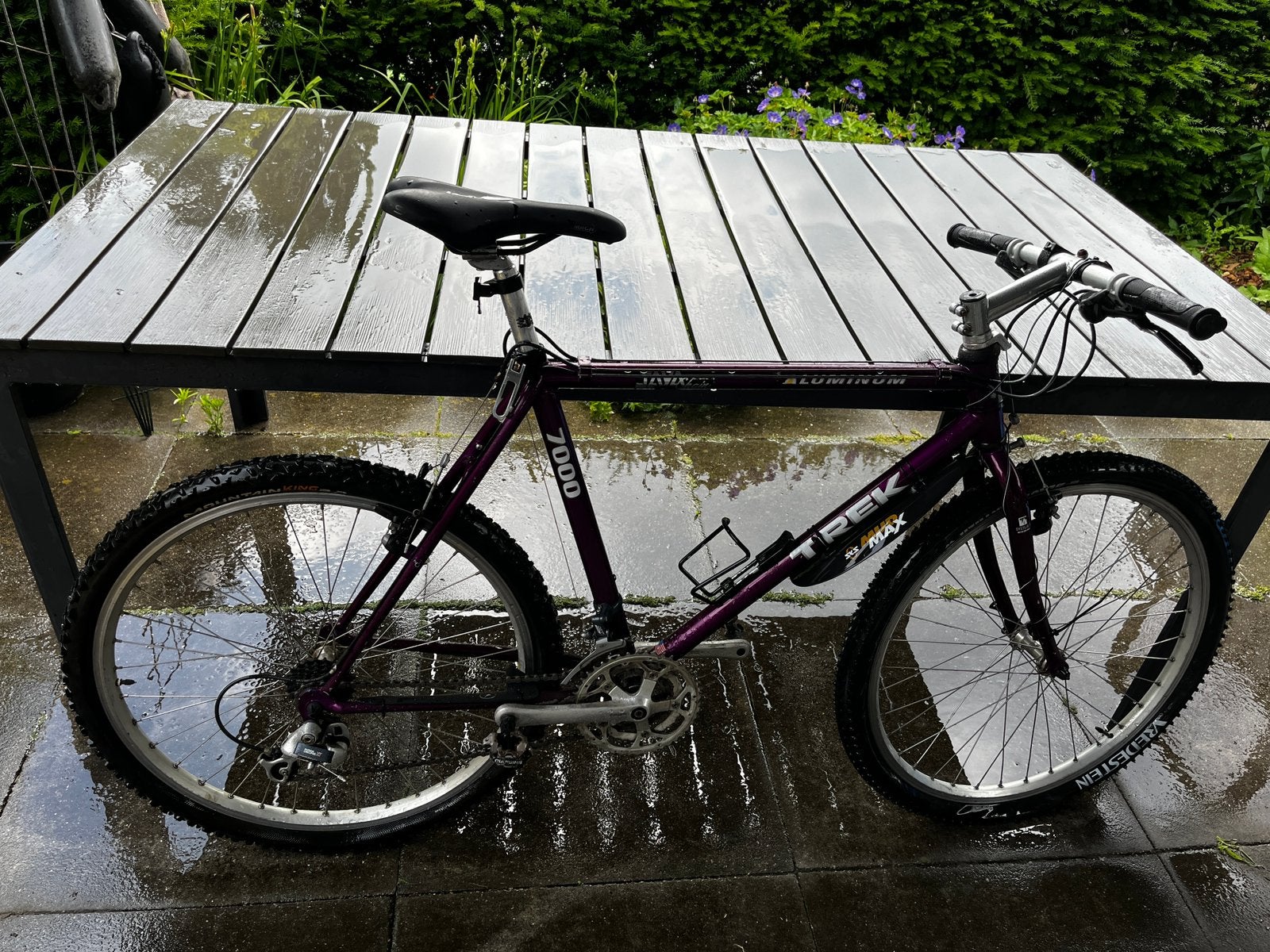 Trek 7000 MTB 26 inch, framemaat 53 cm, Gebruikt, 26 inch, Velgrem, Meer dan 20 versnellingen