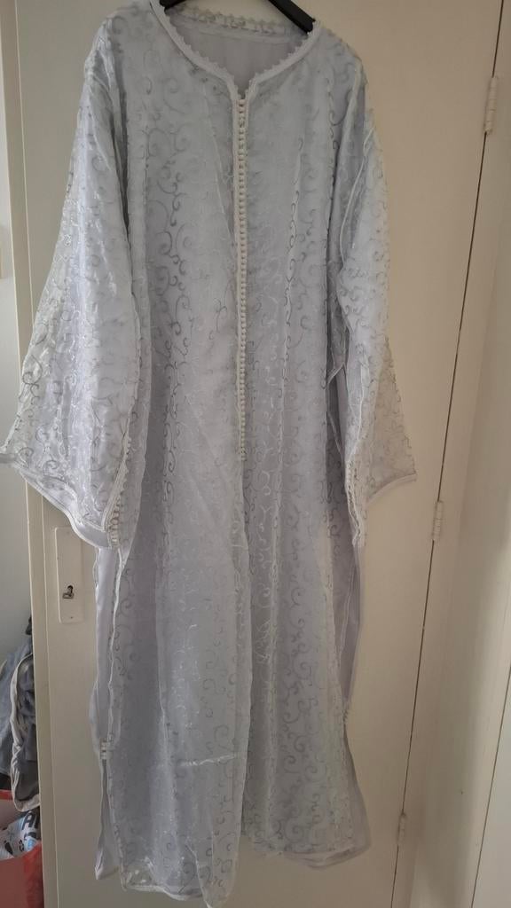Prachtige Marokkaanse Kaftan Jurken - Diverse Maten, Kleding | Dames, Ophalen, Wit, Maat 42/44 (L), Zo goed als nieuw