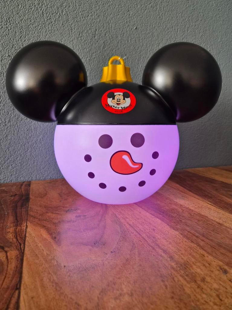 Lichtgevende sneeuwpop - Mickey Mouse ornament, Ophalen of Verzenden, Mickey Mouse, Nieuw, Overige typen