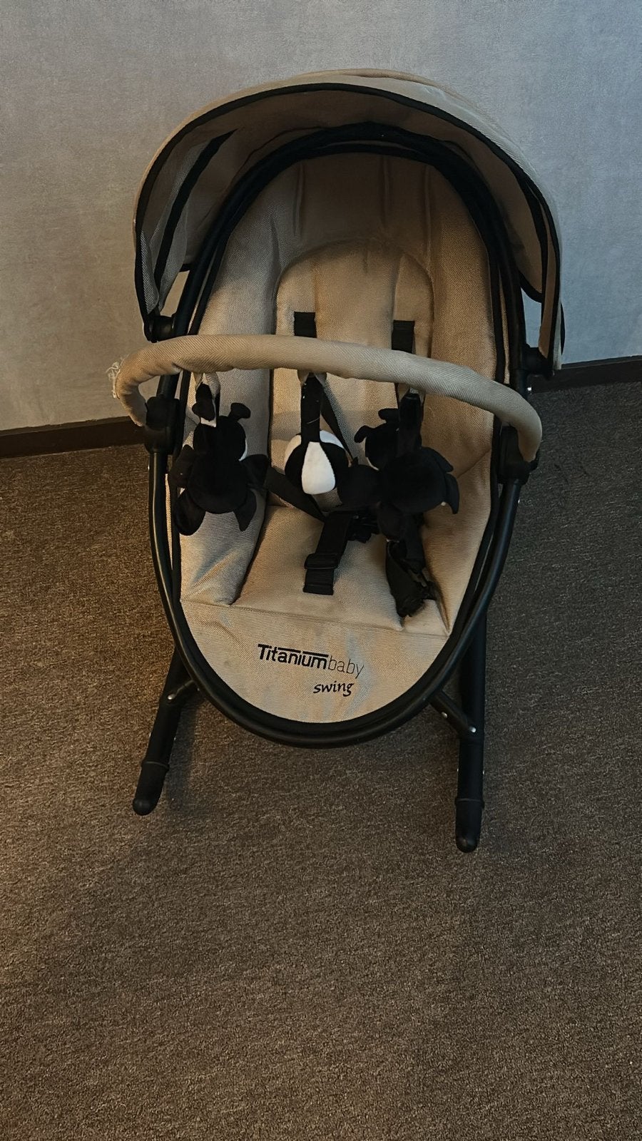 Titanium Baby Swing - Comfortabele Kinderstoel, Kinderen en Baby's, Kinderstoelen, Ophalen, Gebruikt, Overige typen, Gordel(s)