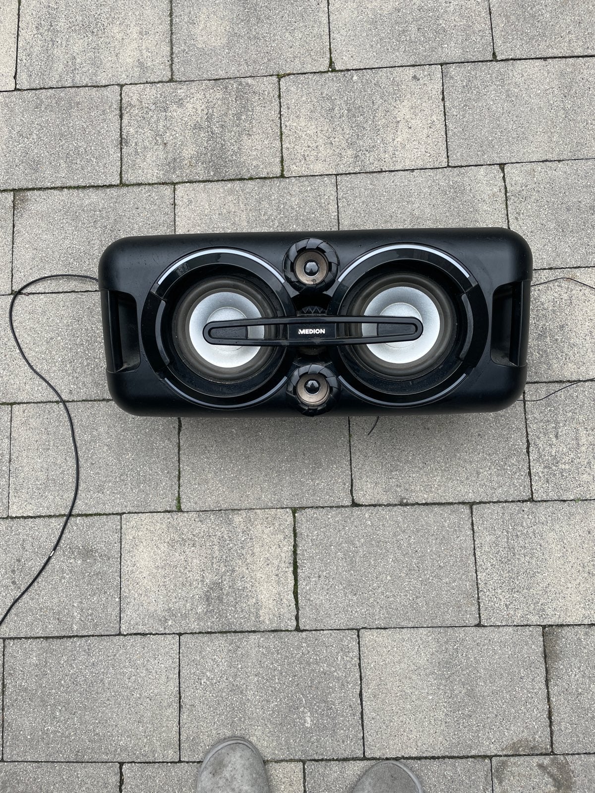 Medion Bluetooth Party Speaker met USB en Microfoon, Audio, Tv en Foto, Luidsprekers, Overige merken, Gebruikt, Overige typen