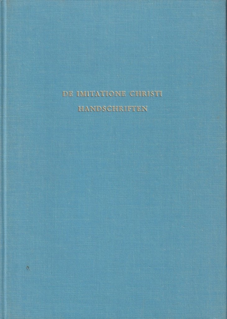 De imitatione Christi; Handschriften inventaris; 1971, Verzenden, Zo goed als nieuw