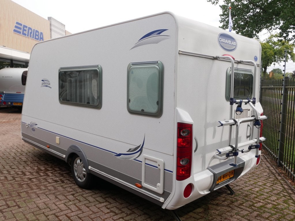 Caravelair Ambiance Style 400 mover, luifel, fietsenrek, Bedrijf, Treinzit, 750 - 1000 kg, 4 tot 5 meter