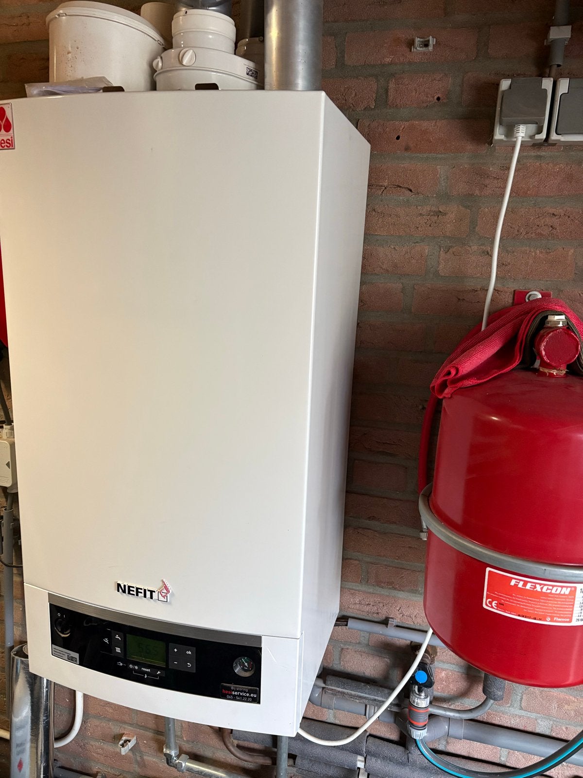 Nefit BaseLine HRC 24/4 II CV-ketel - Zeer goede staat., Doe-het-zelf en Verbouw, Verwarming en Radiatoren, Ophalen, 30 tot 80 cm
