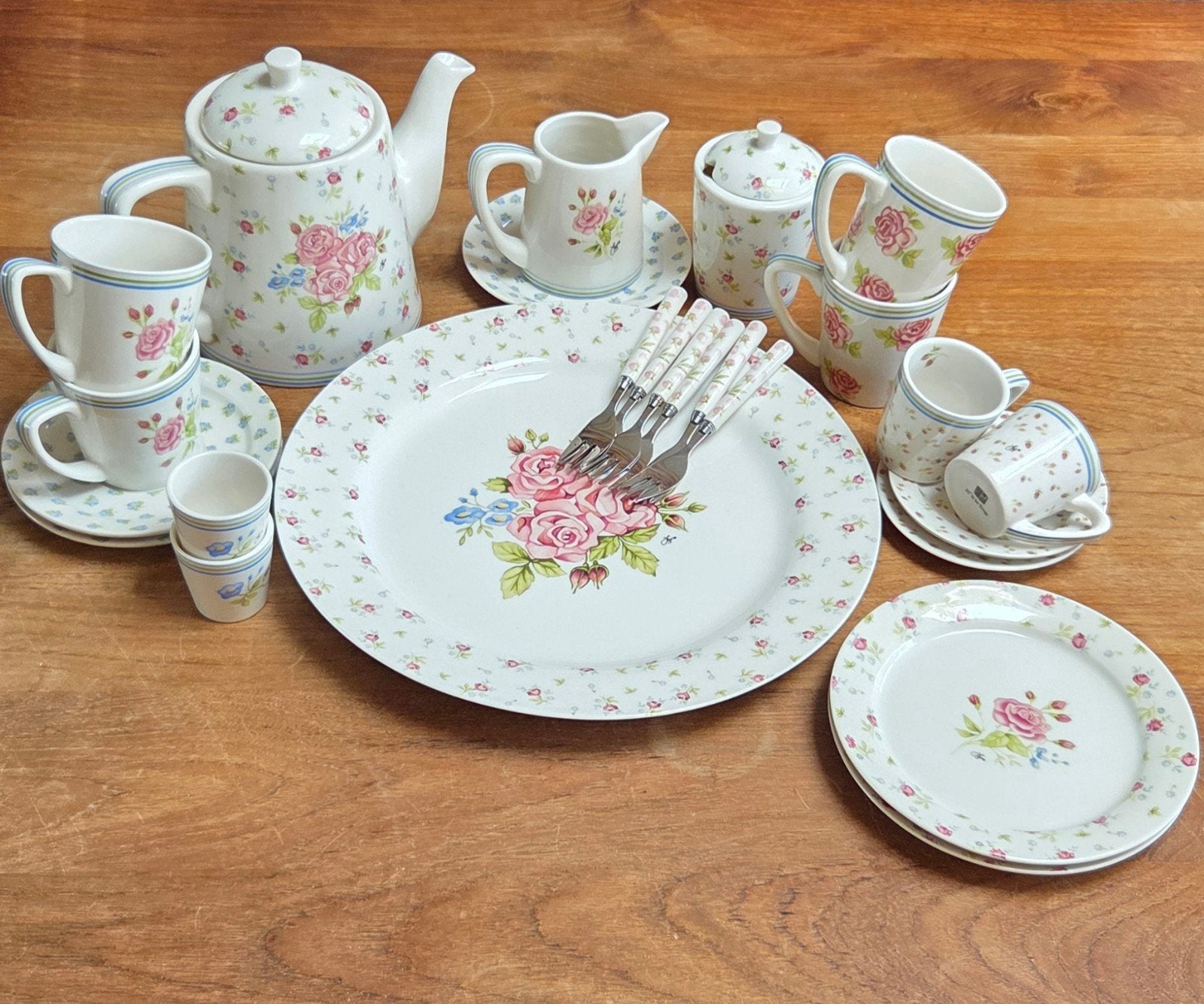 Jet by Ter steege, prachtig meerdelig - vintage servies, Ophalen, Vintage, Zo goed als nieuw, Jet by Ter Steege
