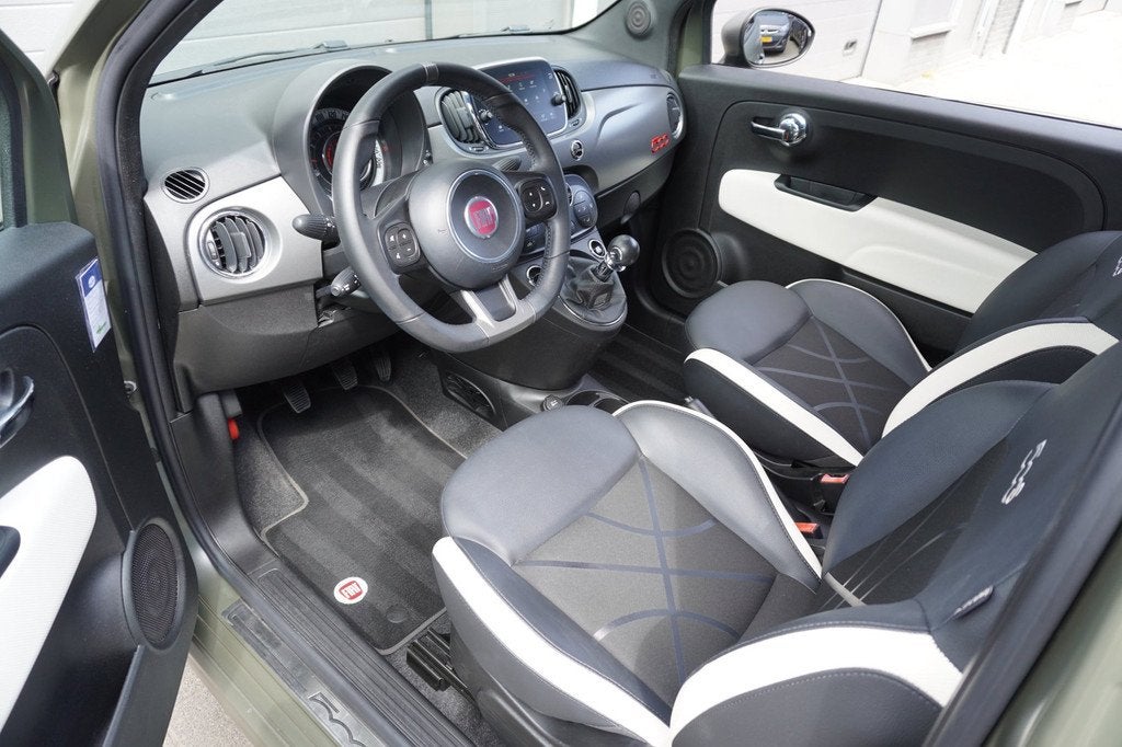 Fiat 500 0.9 TwinAir Turbo Sport, Voorwielaandrijving, Gebruikt, Leder en Stof, Origineel Nederlands