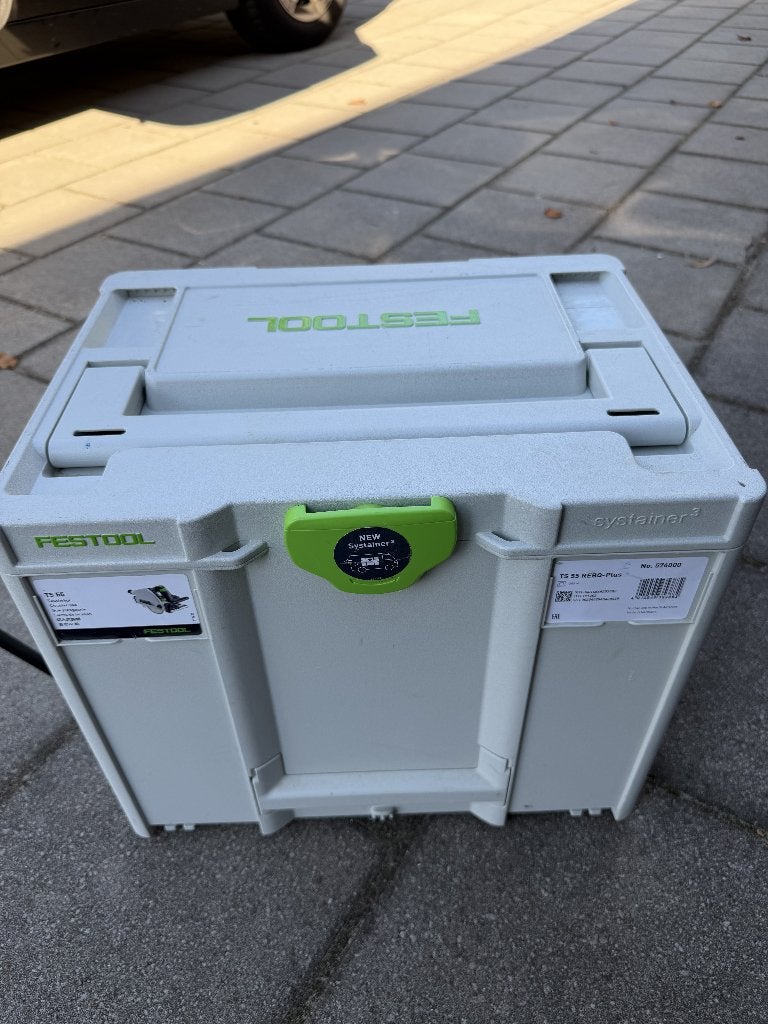 Festool TS 55 REBQ met geleiders, Doe-het-zelf en Verbouw, Ophalen, Gebruikt, Invalzaag, 30 tot 70 mm