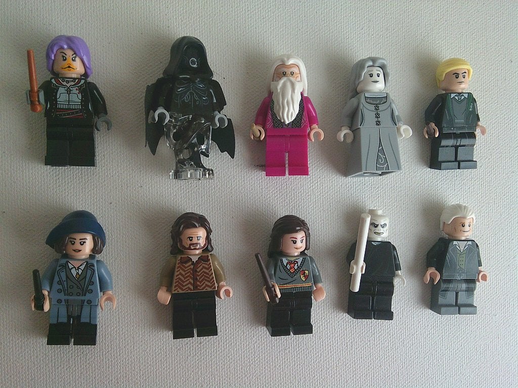 Lego: 10 Harry Potter minifiguren/poppetjes    1, Lego, Harry Potter, Ophalen of Verzenden, Zo goed als nieuw