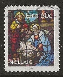 Ierland 19, kerst voor cadee, Verzenden, Ierland, Gestempeld
