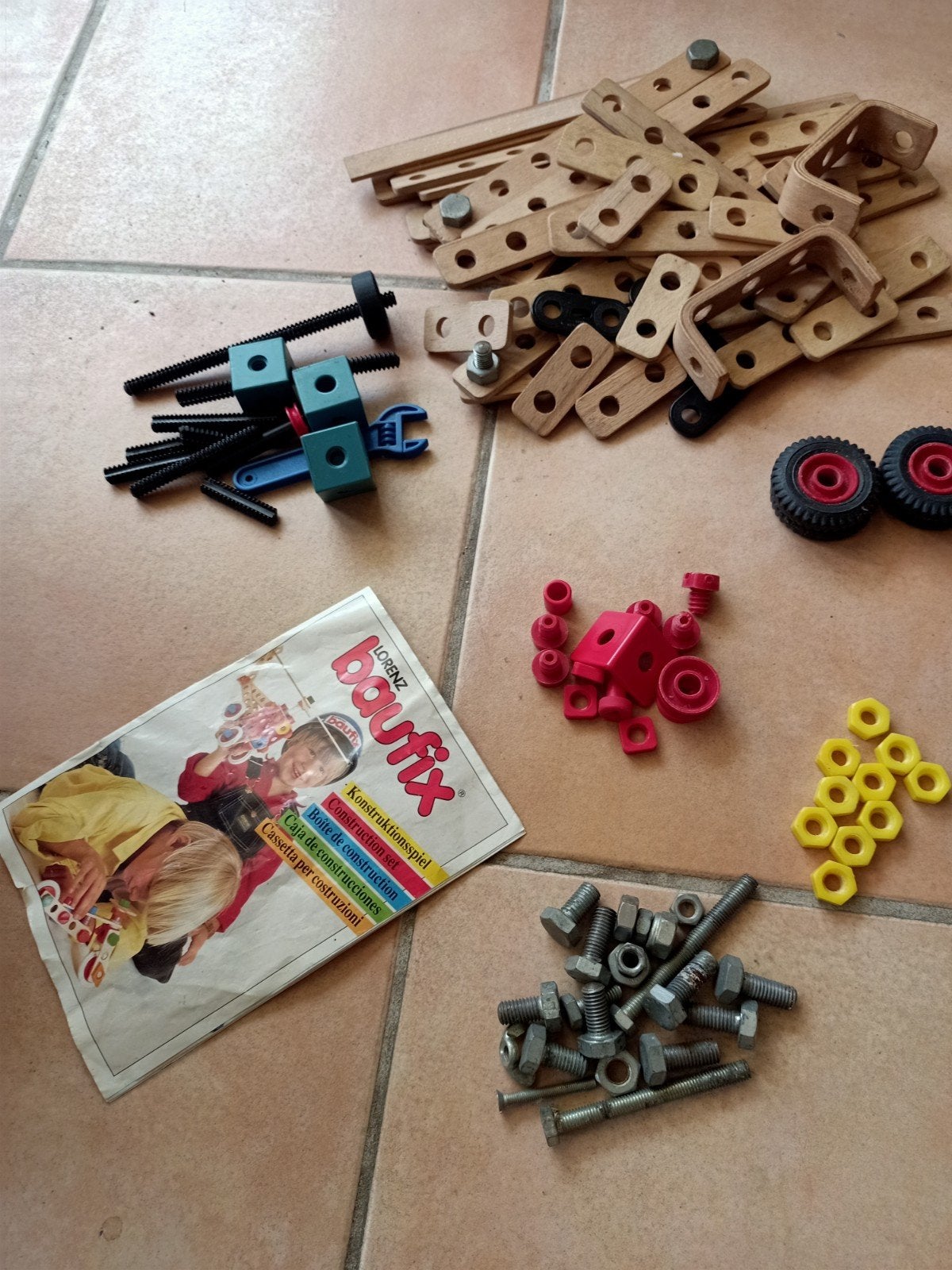 Vintage BaufiX constructiespeelgoed met handleiding, Ophalen of Verzenden, Gebruikt, Overige merken
