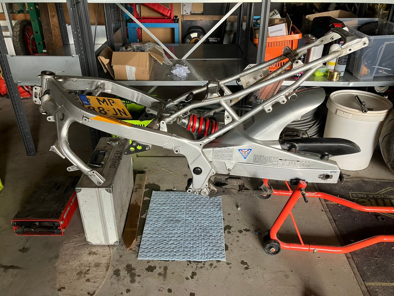 Honda cbr600f 1992 NL kenteken frame, achterbrug, Ophalen, Gebruikt
