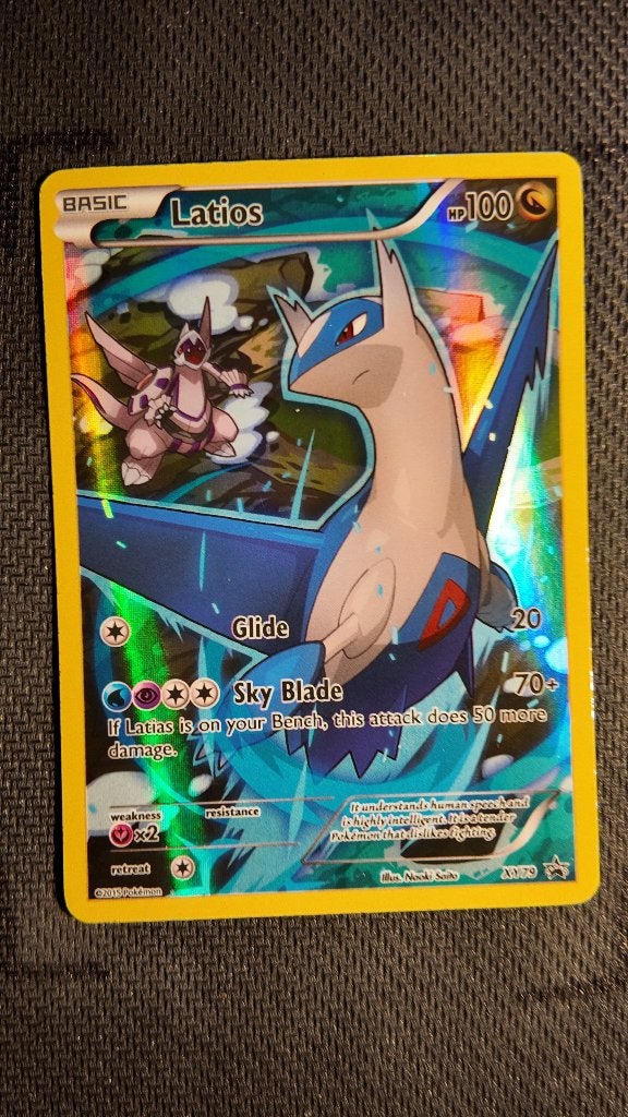 Latios XY79 XY Black Star Promos | Pokemon kaart, Ophalen, Losse kaart, Foil