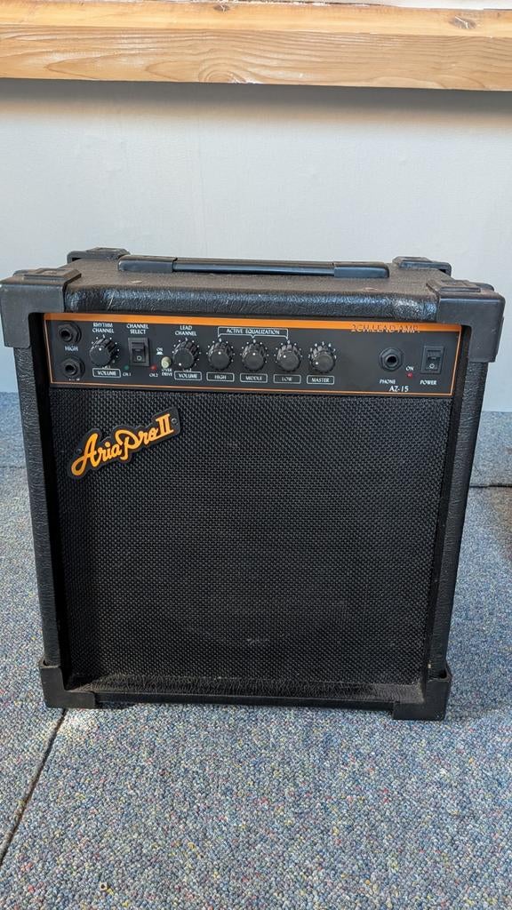 Aria Pro II AZ-15 Versterker - Goede Conditie, Muziek en Instrumenten, Ophalen of Verzenden, Gebruikt, Gitaar, Minder dan 50 watt
