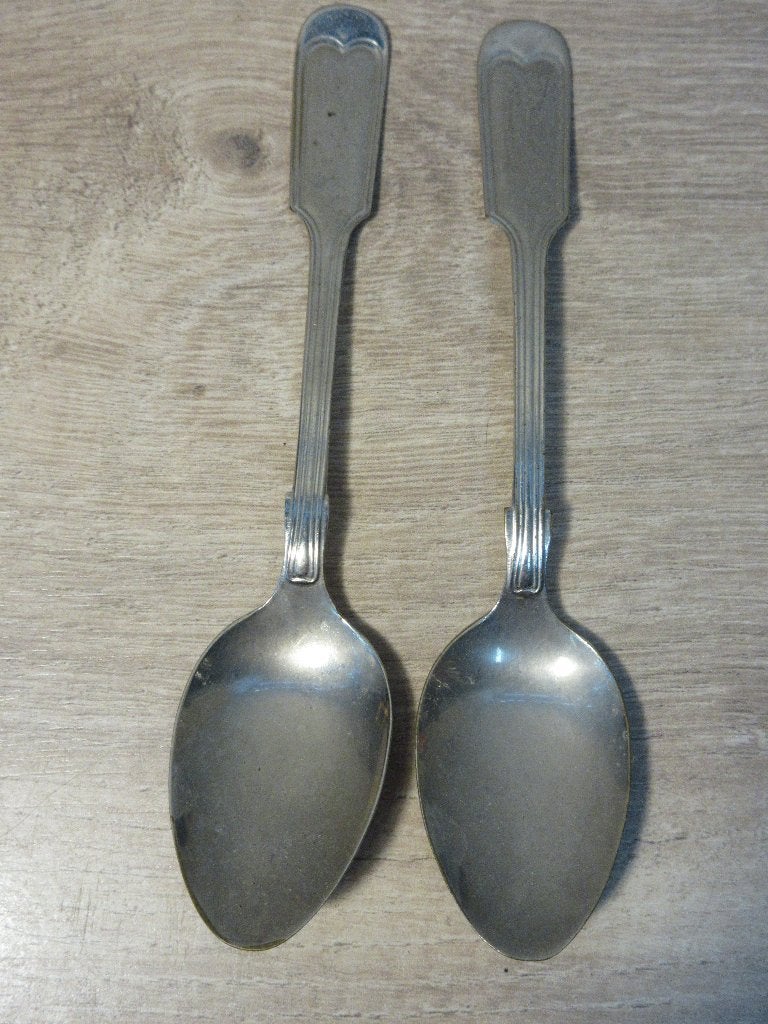 Oude lepels zilver ?, Antiek en Kunst, Ophalen of Verzenden
