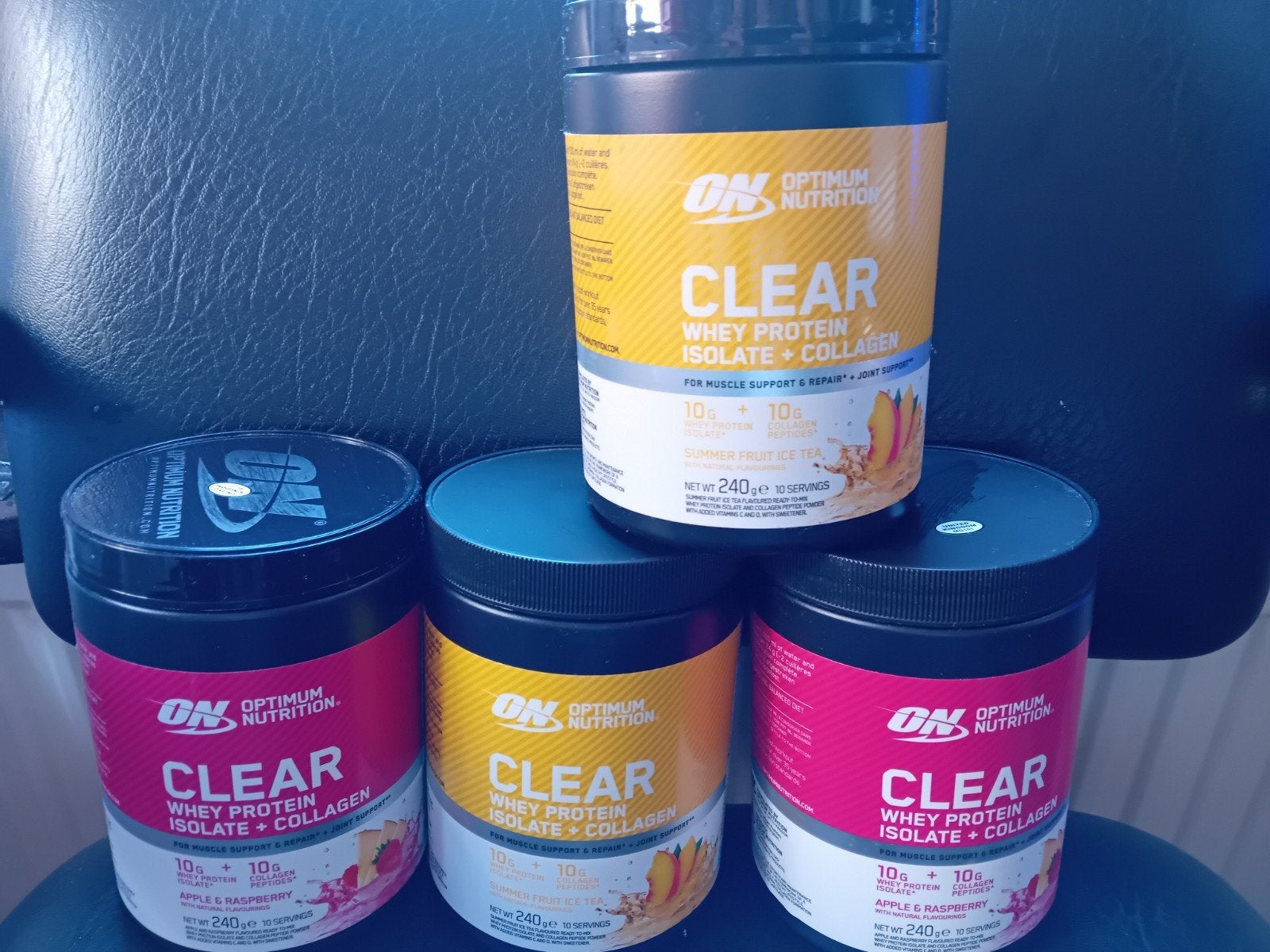 Clear Whey protein isolate + collagen, Sport en Fitness, Ophalen, Poeder of Drank