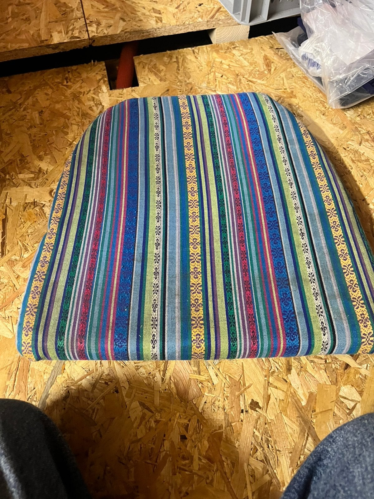 Kussentjes voor eetstoelen 35 stuks, Ophalen of Verzenden, Zo goed als nieuw, Wit, Vierkant