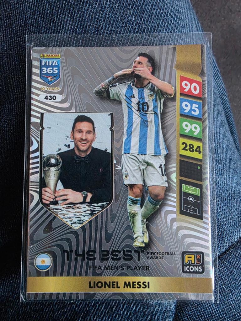 Lionel Messi FIFA 365 Adrenalyn XL 2025 Kaart, Ophalen of Verzenden, Zo goed als nieuw, Buitenlandse clubs, Spelerskaart