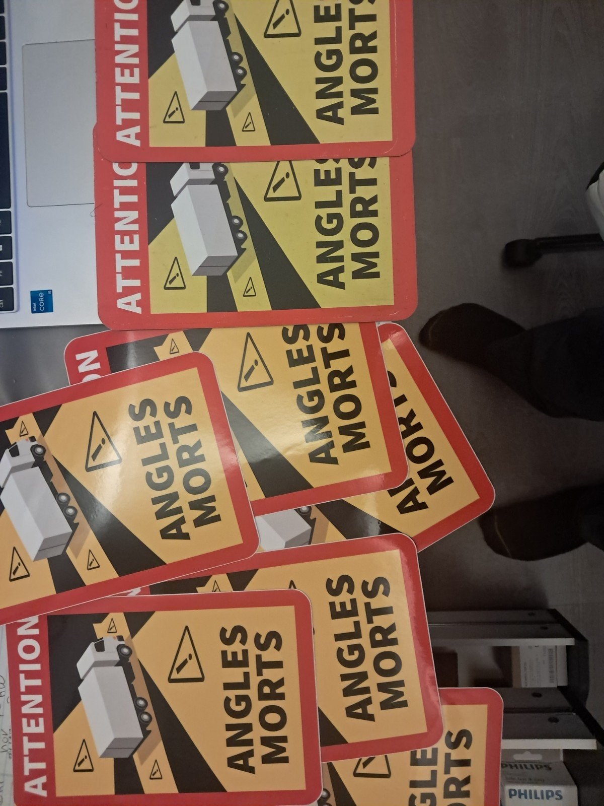 Angles Morts stickers voor vrachtwagens en bussen, Ophalen of Verzenden