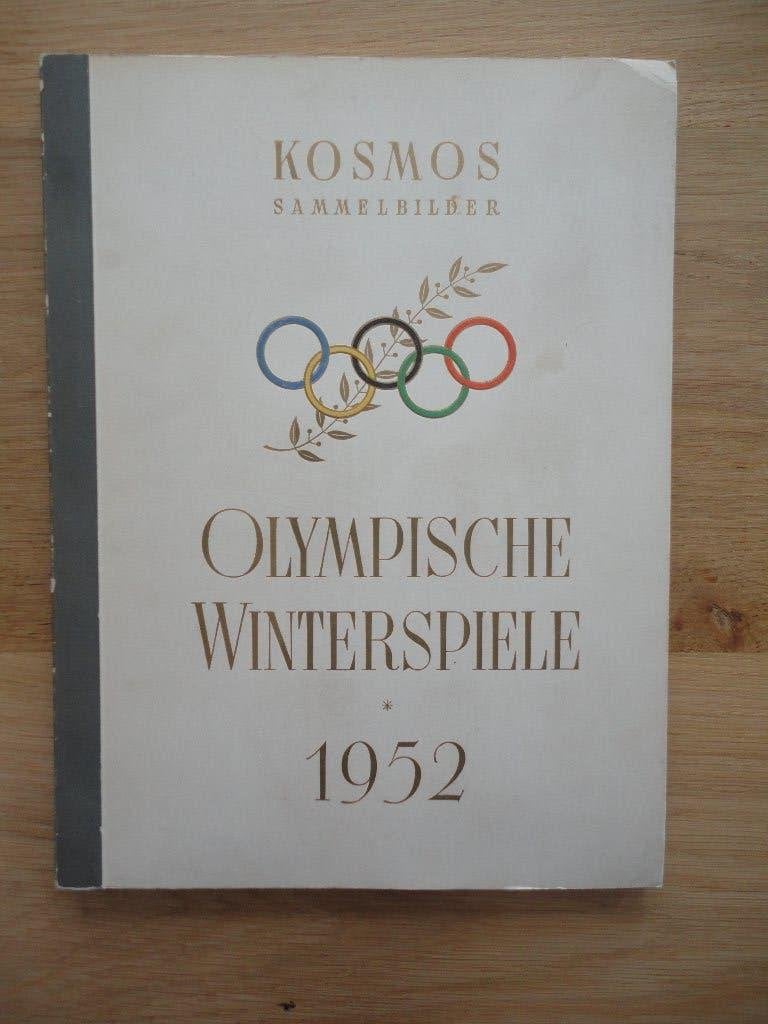 boek ,, olympische spelen 1952   8 foto s compleet, Ophalen of Verzenden, Gelezen