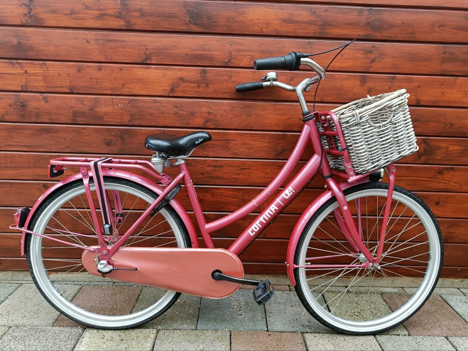 Prachtige Cortina U4 Transporter 26 inch meisjesfiets met 3V, Fietsen en Brommers, Fietsen | Meisjes, Terugtraprem, Gebruikt, Cortina U4 transportfiets