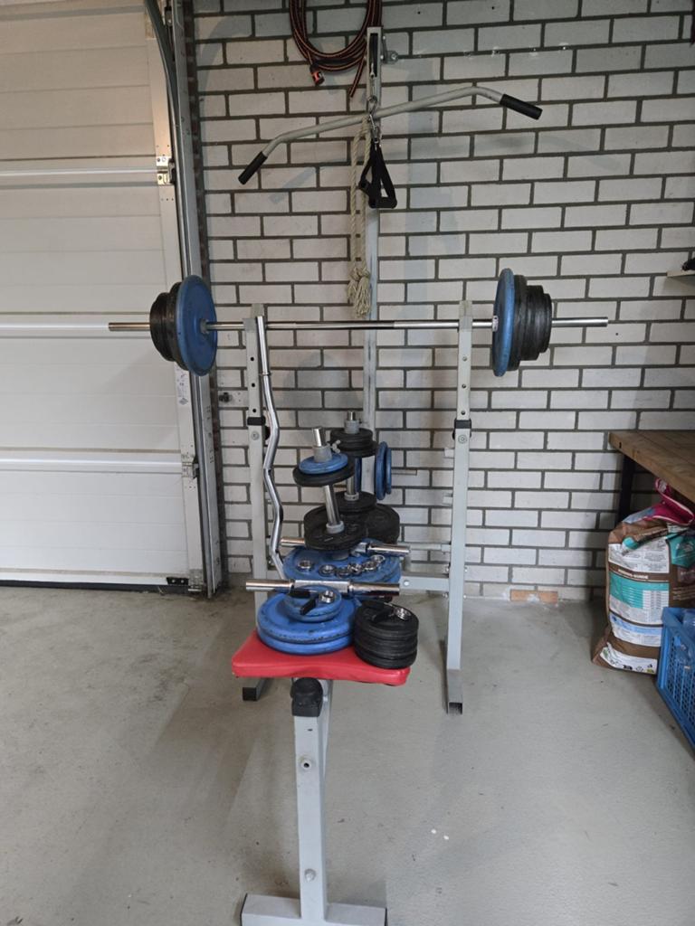 Halterbank, Ophalen, Zo goed als nieuw, Fitnessbank