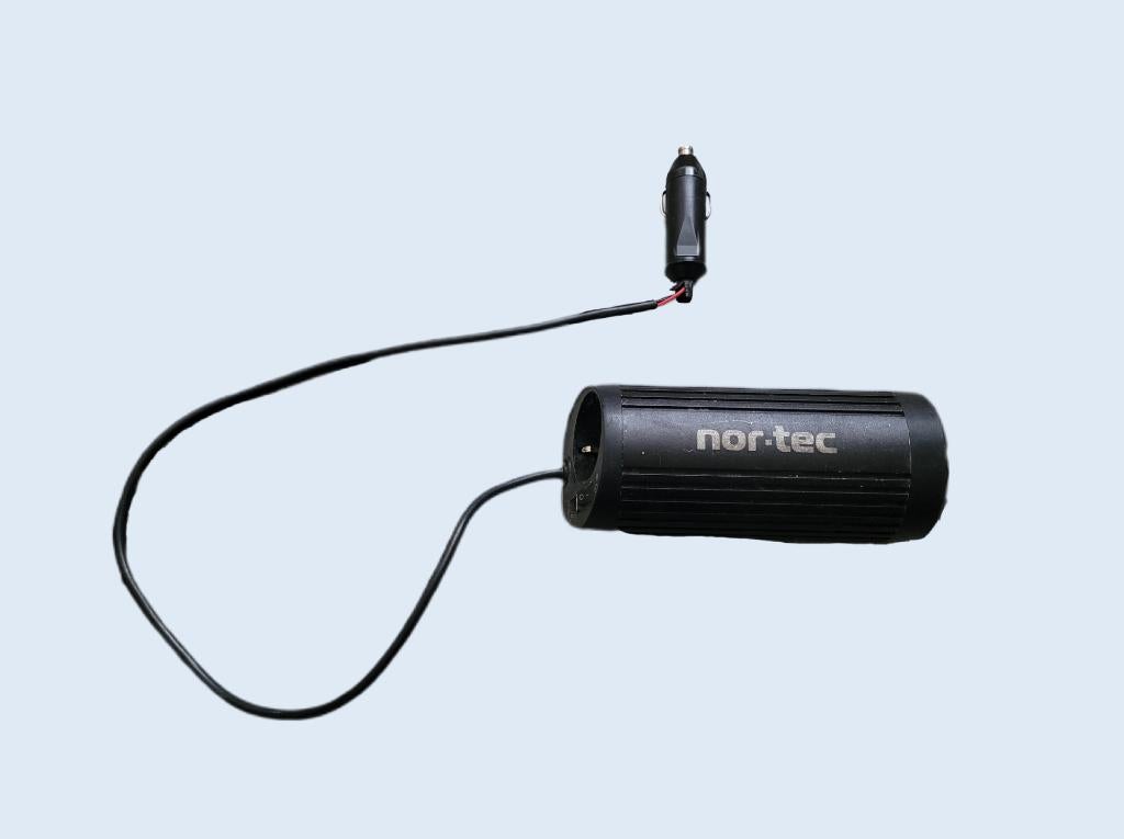 NOR-TEC 12V naar 230V omvormer sigarettenaansteker ~ LG6401, Caravans en Kamperen, Camper-accessoires, Ophalen of Verzenden, Gebruikt