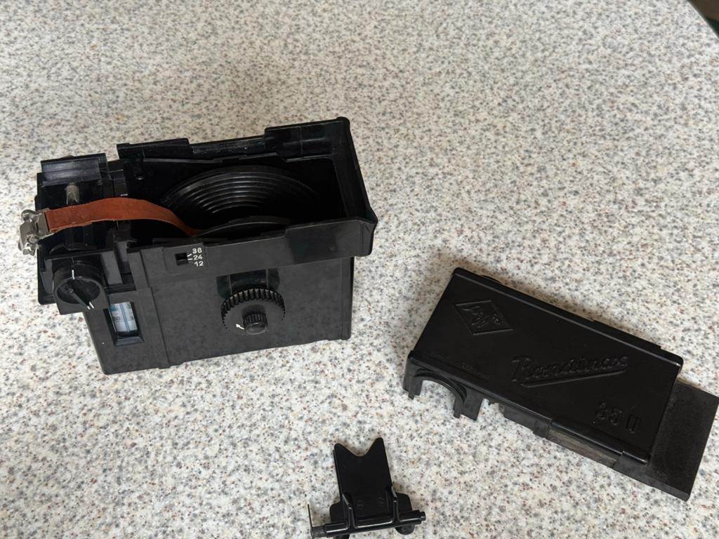Agfa Rondinax 35 U (bakeliet), Verzamelen, Fotografica en Filmapparatuur, Ophalen of Verzenden, 1940 tot 1960, Overige typen