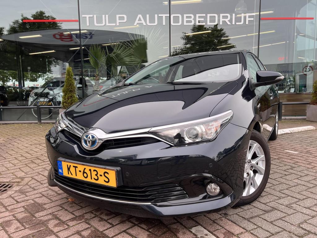 Toyota Auris 1.8 Hybrid Dynamic Clima Cruise Navi NAP, Gebruikt, 4 cilinders, Zwart, Bedrijf