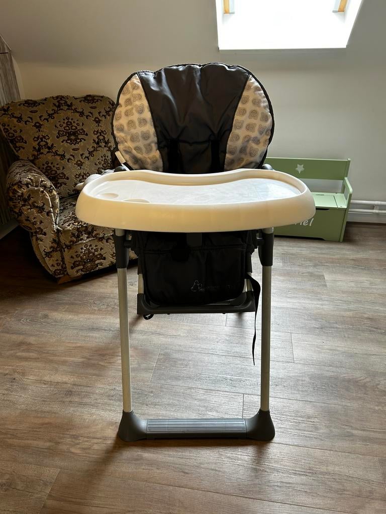 Eetstoel Hauck 0-15kg., Ophalen, Gebruikt, Meegroeistoel, Gordel(s)