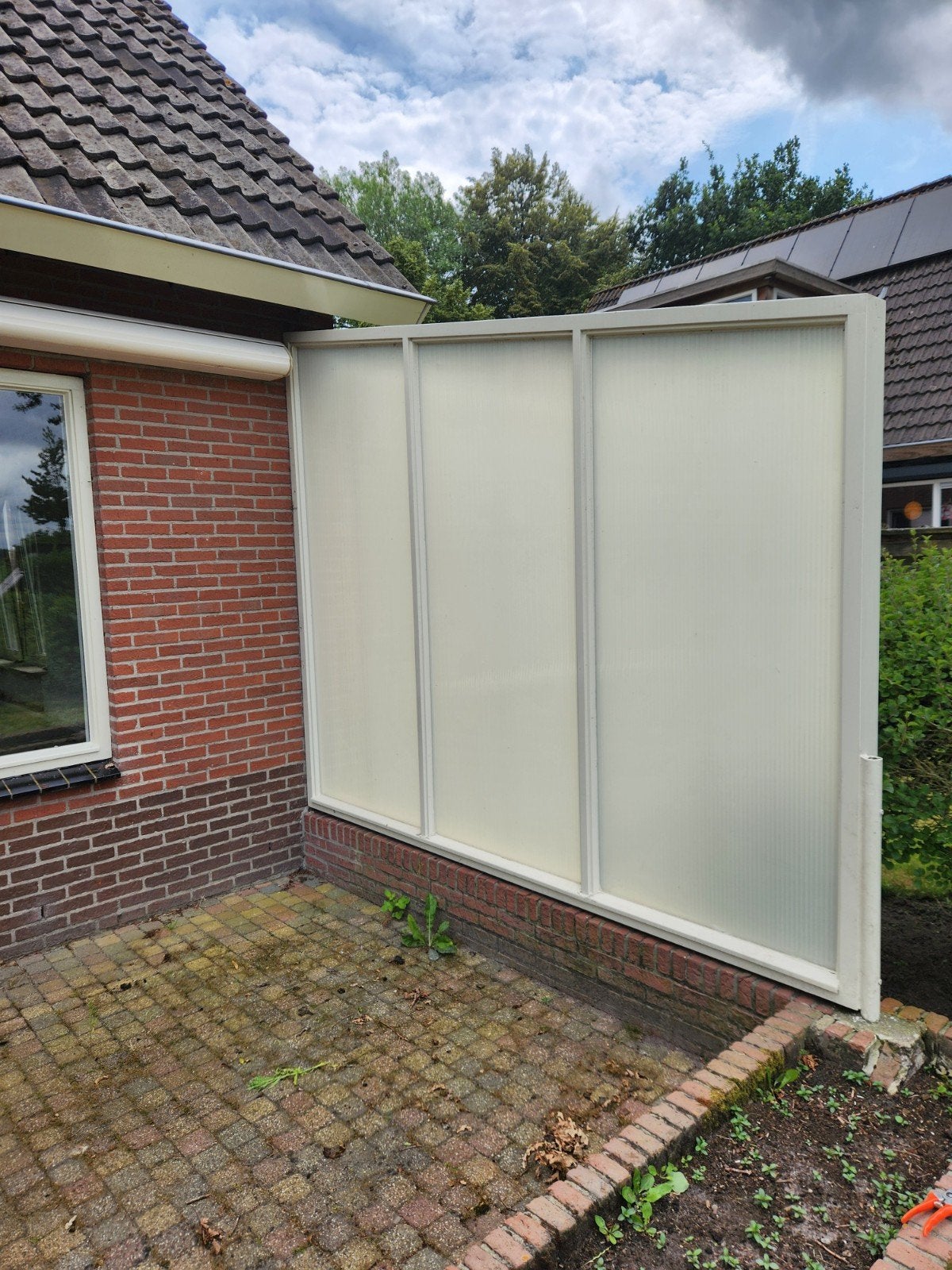Windscherm / Zonnescherm / Scheiding / Schutting, Ophalen, Kunststof, 3 tot 6 meter, 1 tot 2 meter
