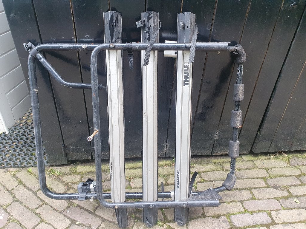 Fietsendrager achterklep, Auto diversen, Fietsendragers, Ophalen, 3 fietsen of meer, Gebruikt, Achterklepdrager