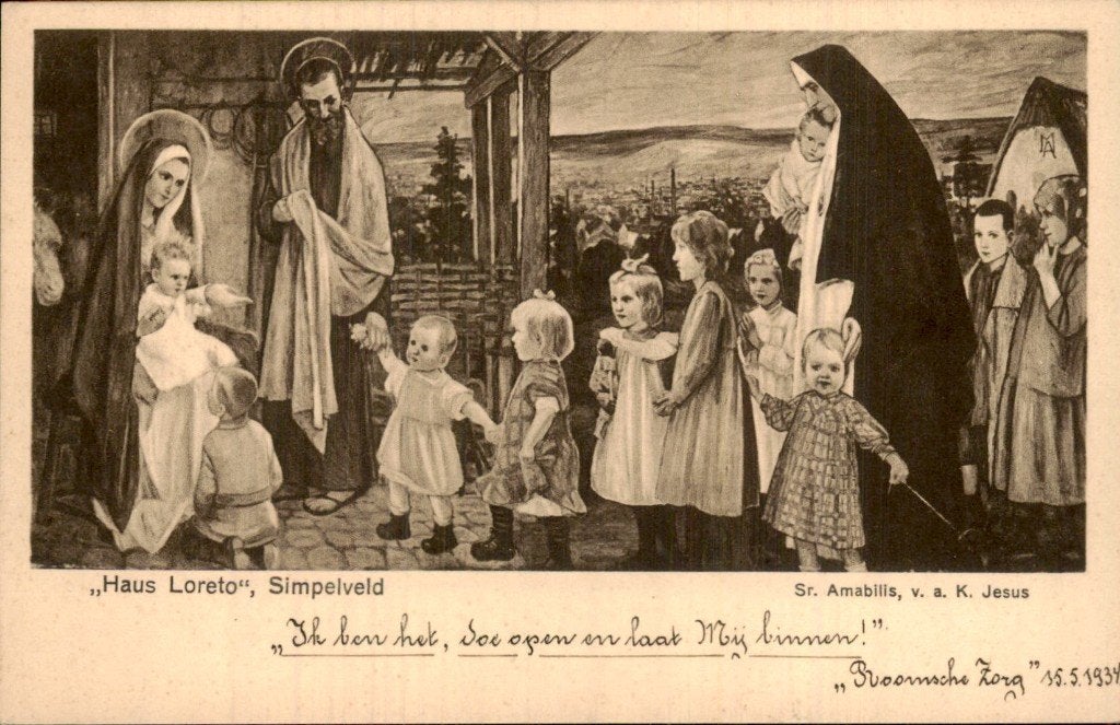 Simpelveld - Haus Loreto - Sr. Amabilis, Verzamelen, Ophalen of Verzenden, 1920 tot 1940, Gelopen, Limburg