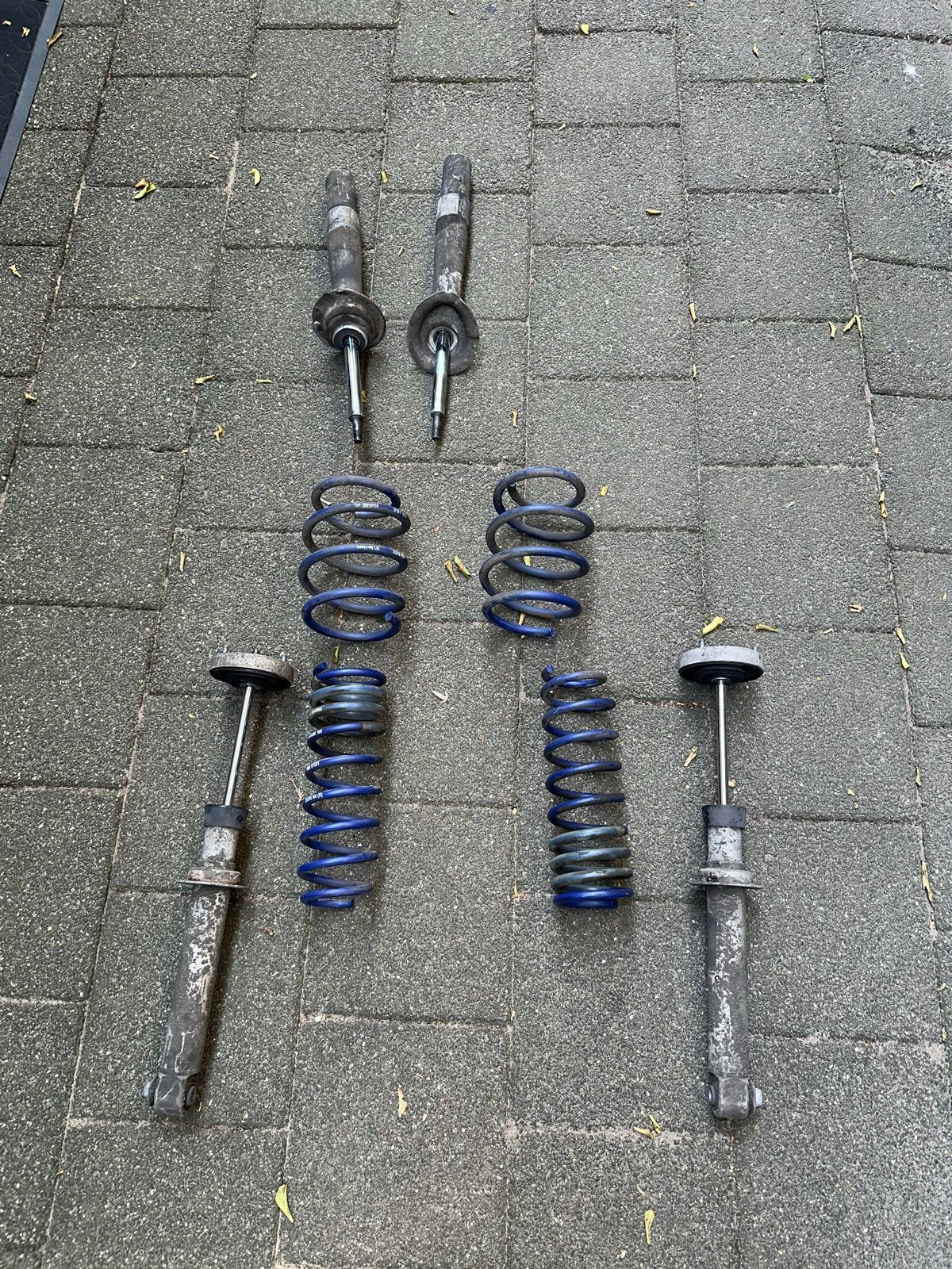 Sport schokdempers en veren voor BMW E60 E61 (set van 8), Ophalen of Verzenden, Gebruikt, BMW